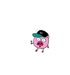 顔ブタファミリー（個別スタンプ：23）
