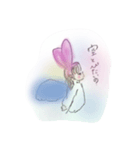 うさぎさんな女の子（個別スタンプ：7）