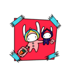 栗ちゃん和哇ちゃん新年の生活（個別スタンプ：12）