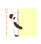 アルパカとパンダの仲良しスタンプ（個別スタンプ：6）