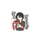 もじゃの愉快な仲間たち（個別スタンプ：14）
