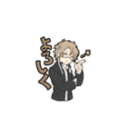 もじゃの愉快な仲間たち（個別スタンプ：22）