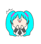 まるっこい初音ミクのスタンプ（個別スタンプ：6）