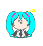 まるっこい初音ミクのスタンプ（個別スタンプ：8）