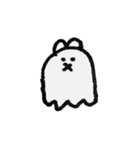 おばけうさぎとねずみくん（個別スタンプ：1）