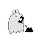 おばけうさぎとねずみくん（個別スタンプ：35）