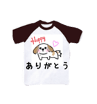 愛犬まろTシャツ（個別スタンプ：4）