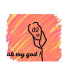 棒人間スタンプ作ってみた（個別スタンプ：9）