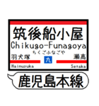 鹿児島本線2 駅名シンプル＆気軽＆いつでも（個別スタンプ：22）