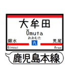 鹿児島本線2 駅名シンプル＆気軽＆いつでも（個別スタンプ：28）