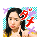 ナマステ・アンジャリ顔芸勝負（個別スタンプ：6）