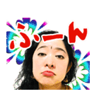 ナマステ・アンジャリ顔芸勝負（個別スタンプ：8）