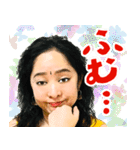 ナマステ・アンジャリ顔芸勝負（個別スタンプ：9）
