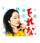 ナマステ・アンジャリ顔芸勝負（個別スタンプ：13）