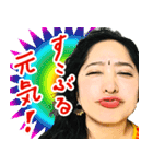 ナマステ・アンジャリ顔芸勝負（個別スタンプ：26）