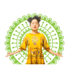 ナマステ・アンジャリ顔芸勝負（個別スタンプ：32）