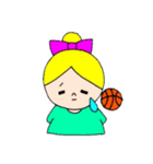バスケットボール女の子【少年団保護者版】（個別スタンプ：38）