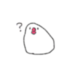もちもち文鳥（個別スタンプ：1）