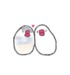 もちもち文鳥（個別スタンプ：40）