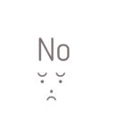 顔文字 ver.2（個別スタンプ：3）