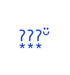 顔文字 ver.2（個別スタンプ：7）