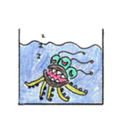 リトルモンスターの日常記事（個別スタンプ：3）