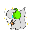 わいわい動物！3[リス/羊]（個別スタンプ：14）