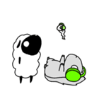 わいわい動物！3[リス/羊]（個別スタンプ：16）