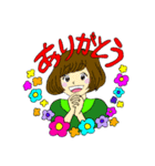 挨拶ガールズ（個別スタンプ：3）