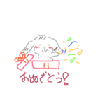 ちょっとだけことばができるうさぎパート2（個別スタンプ：4）