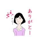 かわいい女の子ちゃんスタンプ（個別スタンプ：1）