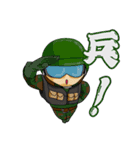 お返事「へいっ！」（個別スタンプ：1）