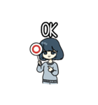 やる気のでない子。（個別スタンプ：1）