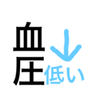 お薬飲んだかな？お薬見守り隊 デカ文字（個別スタンプ：31）