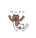 まろとふくのいろいろスタンプ（個別スタンプ：33）