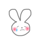 ほっこりしろうさぎ その1。（個別スタンプ：12）