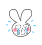 ほっこりしろうさぎ その1。（個別スタンプ：13）