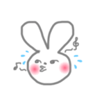 ほっこりしろうさぎ その1。（個別スタンプ：15）