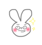 ほっこりしろうさぎ その1。（個別スタンプ：19）