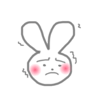 ほっこりしろうさぎ その1。（個別スタンプ：20）