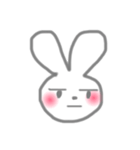 ほっこりしろうさぎ その1。（個別スタンプ：21）
