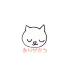 白ねこさんと一緒（個別スタンプ：10）