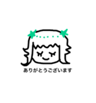 女の子一言スタンプ1 Japanese ver（個別スタンプ：4）