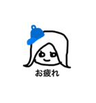 女の子一言スタンプ1 Japanese ver（個別スタンプ：12）