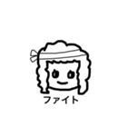 女の子一言スタンプ1 Japanese ver（個別スタンプ：19）