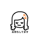 女の子一言スタンプ1 Japanese ver（個別スタンプ：27）