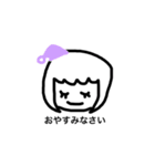 女の子一言スタンプ1 Japanese ver（個別スタンプ：36）