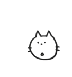 手書きねこたまにうさぎ（個別スタンプ：3）
