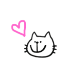 手書きねこたまにうさぎ（個別スタンプ：7）