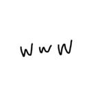 使える文字 一言スタンプ（個別スタンプ：2）